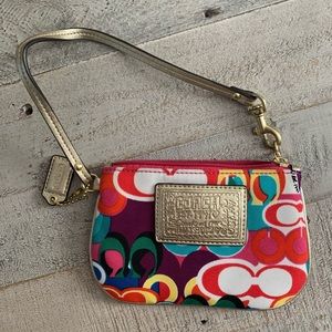 Coach Poppy Wristlet